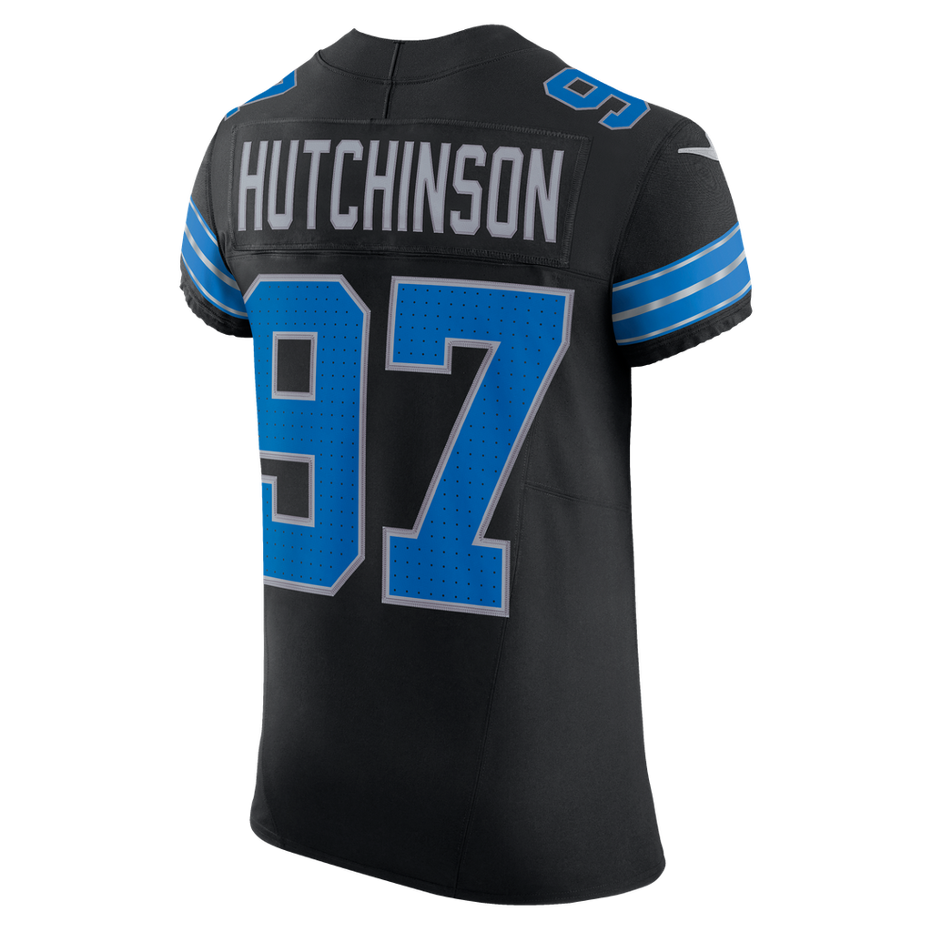 Detroit Lions Aidan Hutchinson Nike Black Alternate Vapor FUSE Elite Jersey