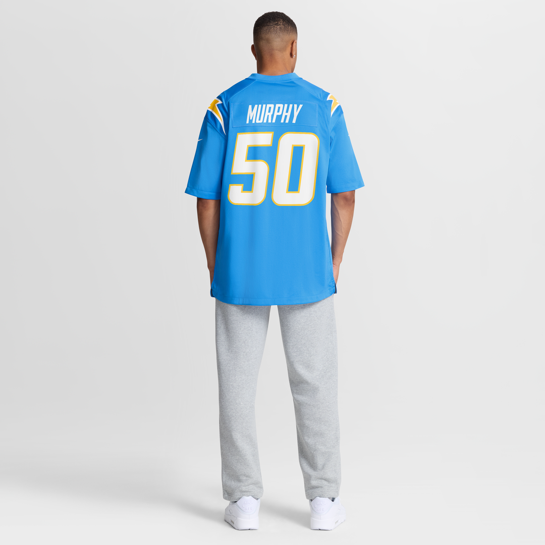 Los Angeles Chargers Caleb Murphy Nike Powder Blue Game Jersey
