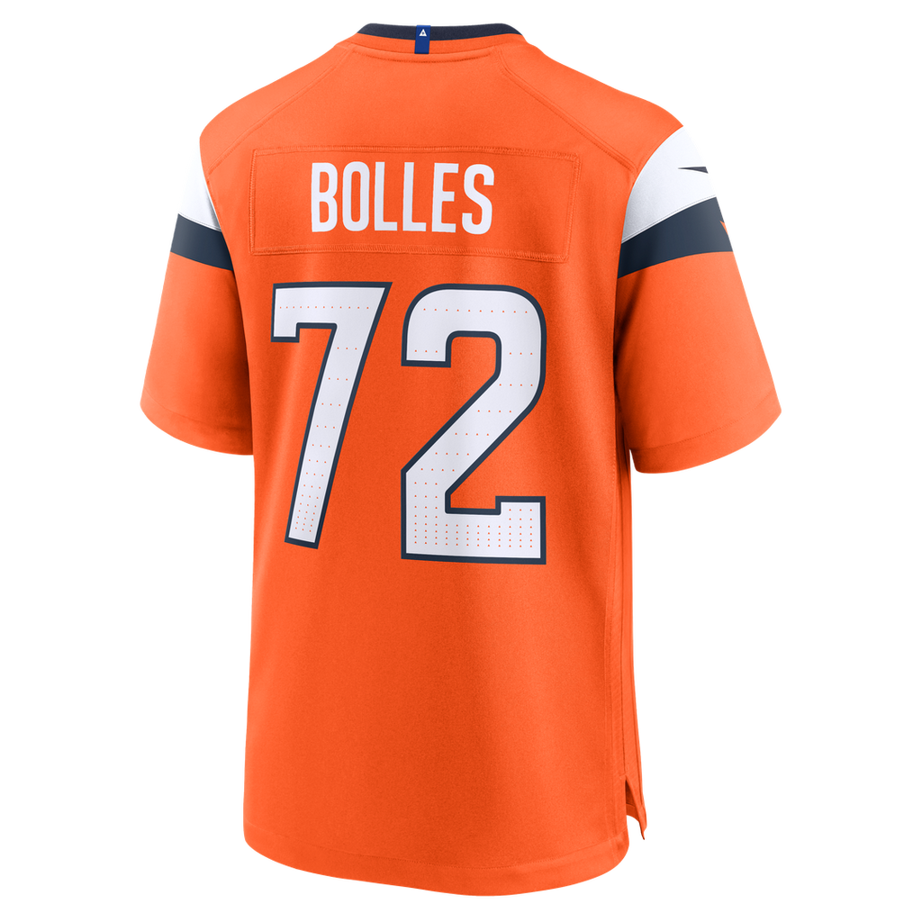 Denver Broncos Garett Bolles Nike Orange Game Jersey