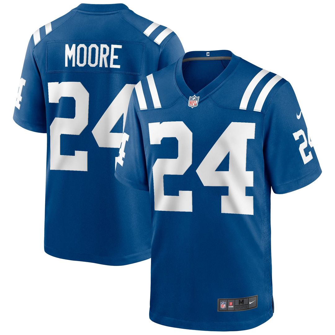 Indianapolis Colts Lenny Moore Nike Royal Retired Player Game Jersey