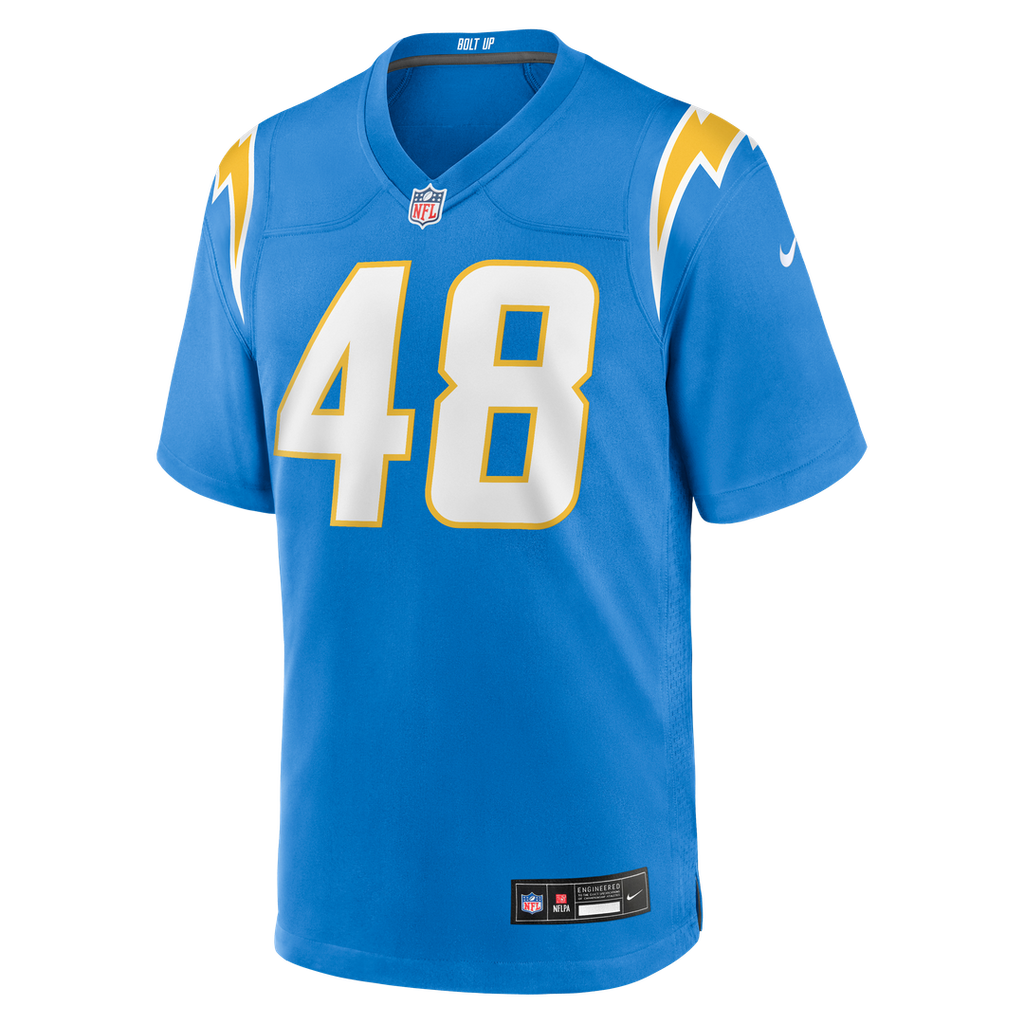 Los Angeles Chargers Bud Dupree Nike Powder Blue Game Jersey