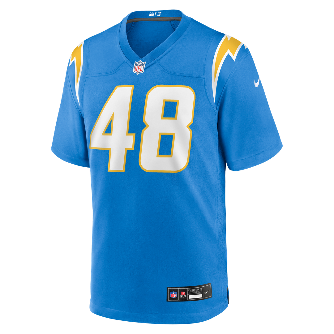 Los Angeles Chargers Bud Dupree Nike Powder Blue Game Jersey