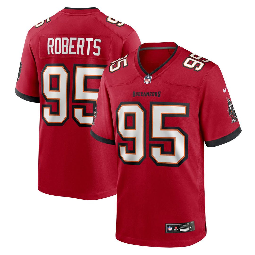 Tampa Bay Buccaneers Elijah Roberts Nike Red Game Jersey