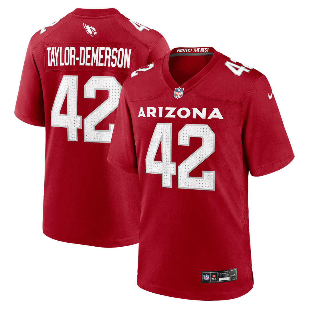 Arizona Cardinals Dadrion Taylor - Demerson Nike Cardinal Game Jersey