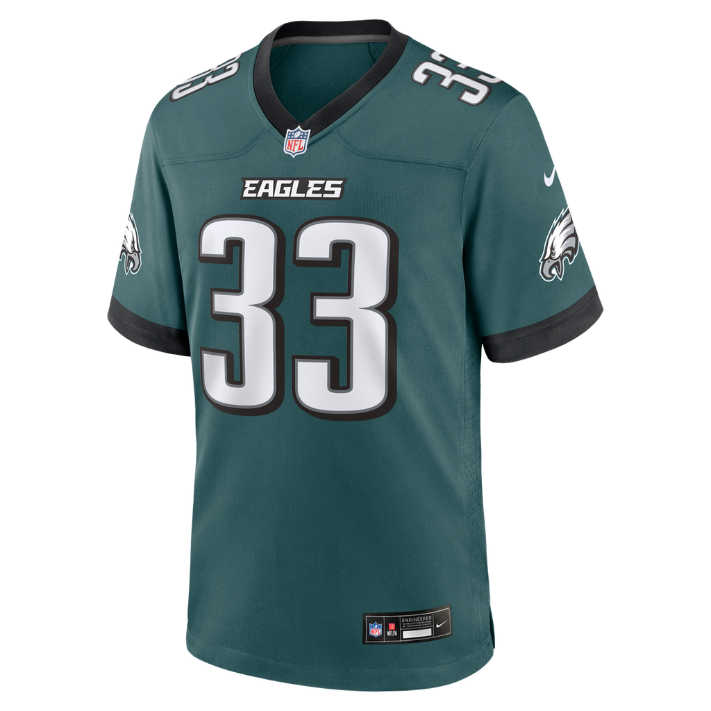 Philadelphia Eagles Cooper DeJean Nike Midnight Green Game Jersey
