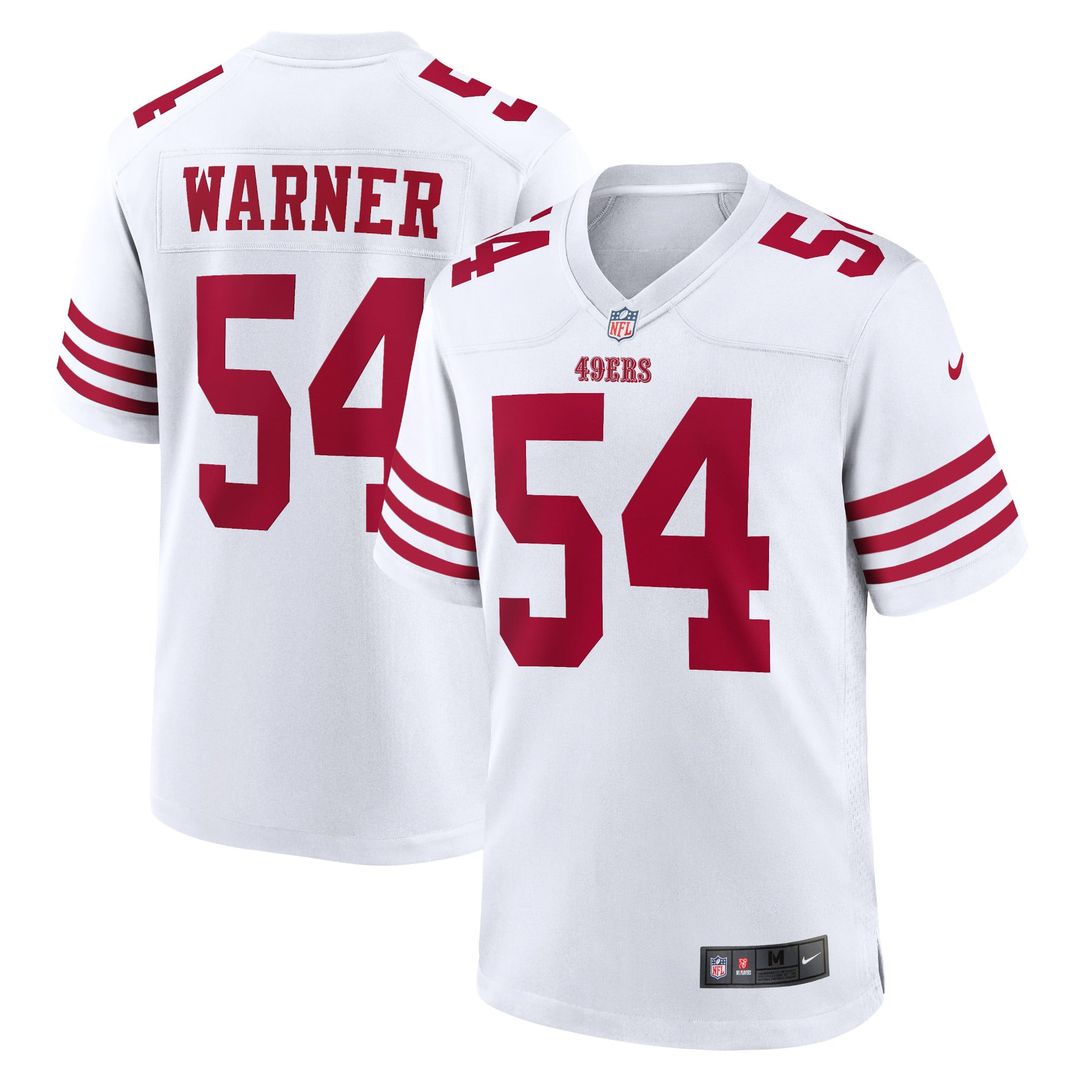 San Francisco 49ers Fred Warner Nike Scarlet Game Jersey