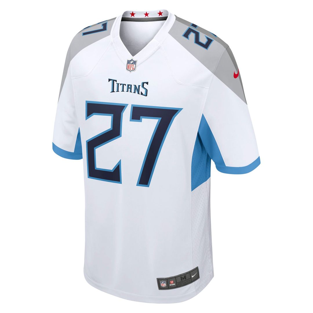 Tennessee Titans Eddie George Nike White Retired Game Jersey