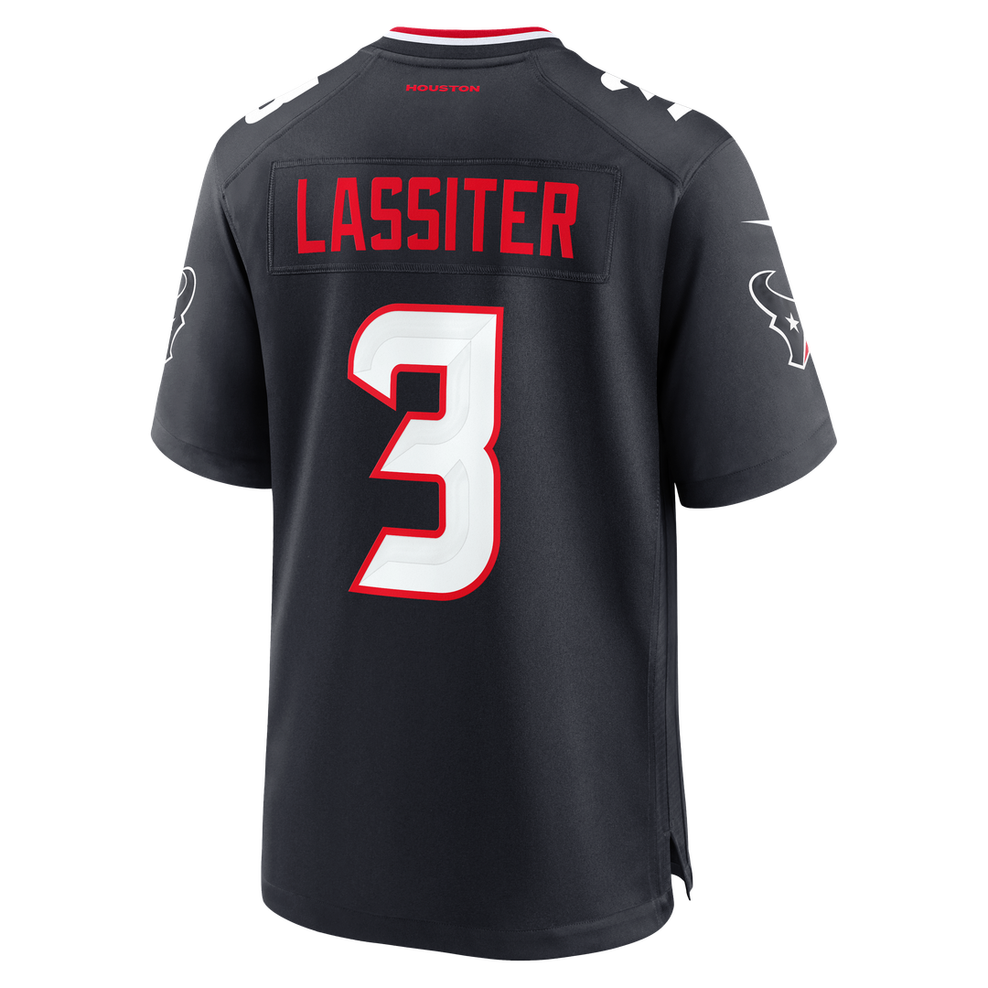 Houston Texans Kamari Lassiter Nike Navy Game Jersey