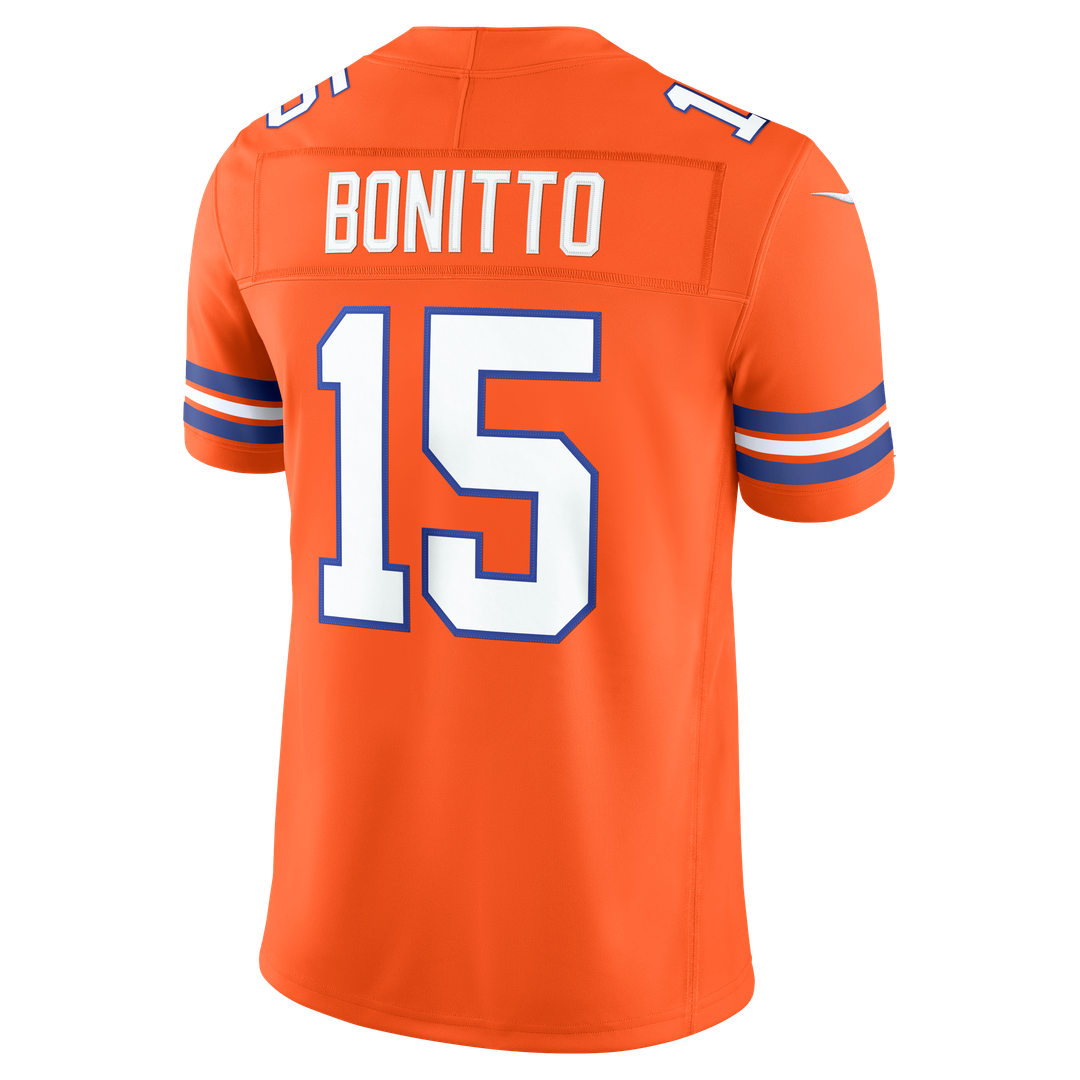 Denver Broncos Nik Bonitto Nike Orange Alternate Mile High Collection 1977 Throwback Vapor FUSE Stitched Limited Jersey