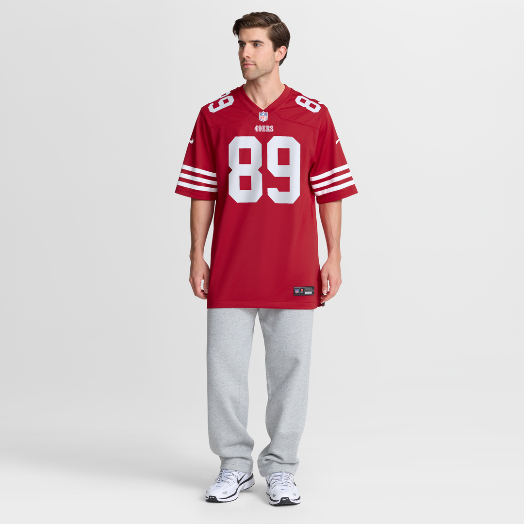 San Francisco 49ers Luke Farrell Nike Scarlet Game Jersey