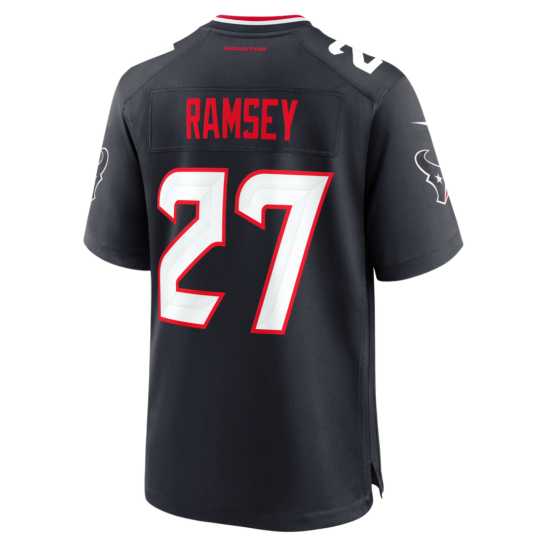 Houston Texans Kamari Ramsey Nike Navy Game Jersey