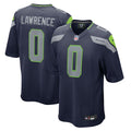Seattle Seahawks DeMarcus Lawrence Nike College Navy Game Jersey