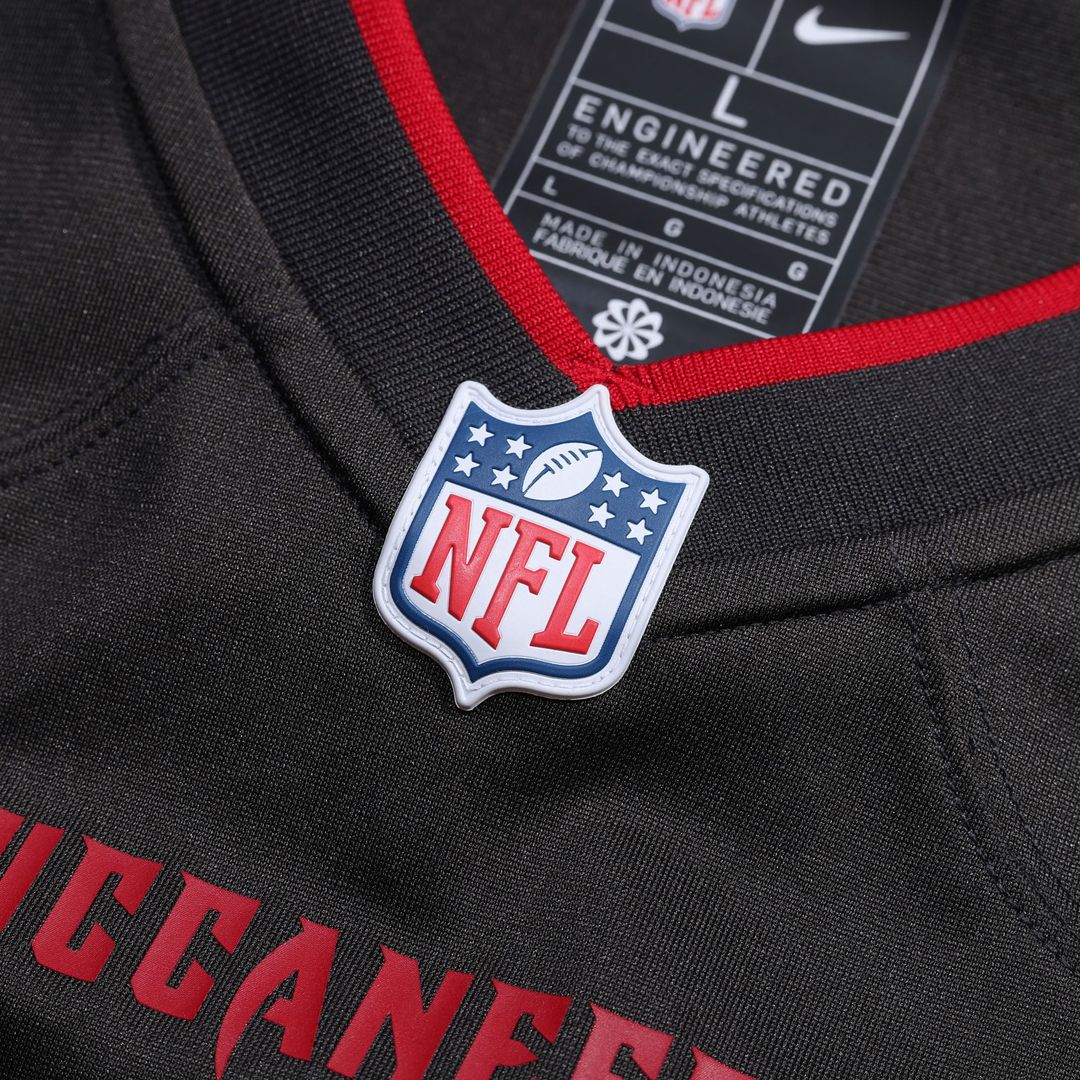 Tampa Bay Buccaneers Nike Pewter Alternate Custom Jersey