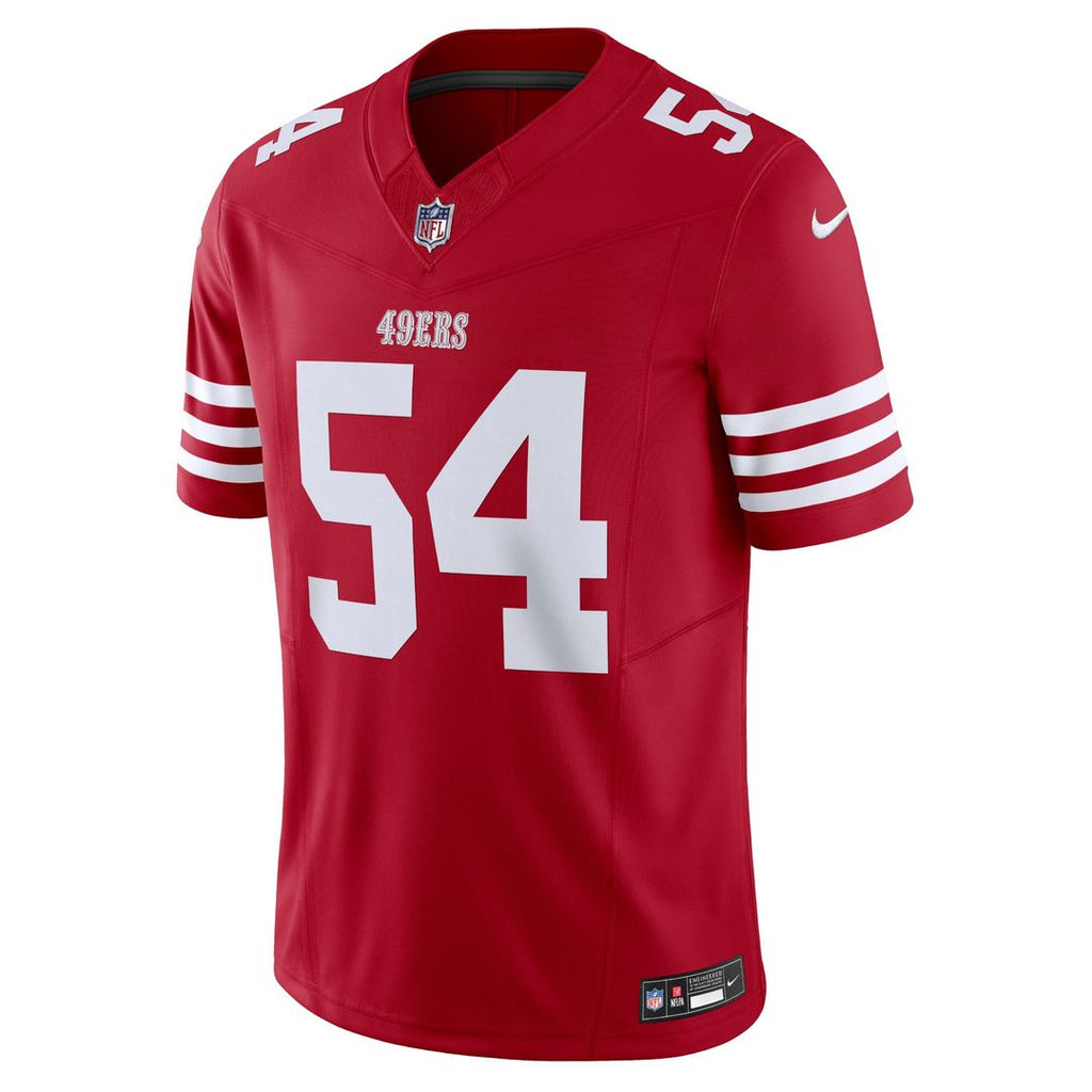 San Francisco 49ers Fred Warner Nike Scarlet Vapor FUSE Limited Jersey