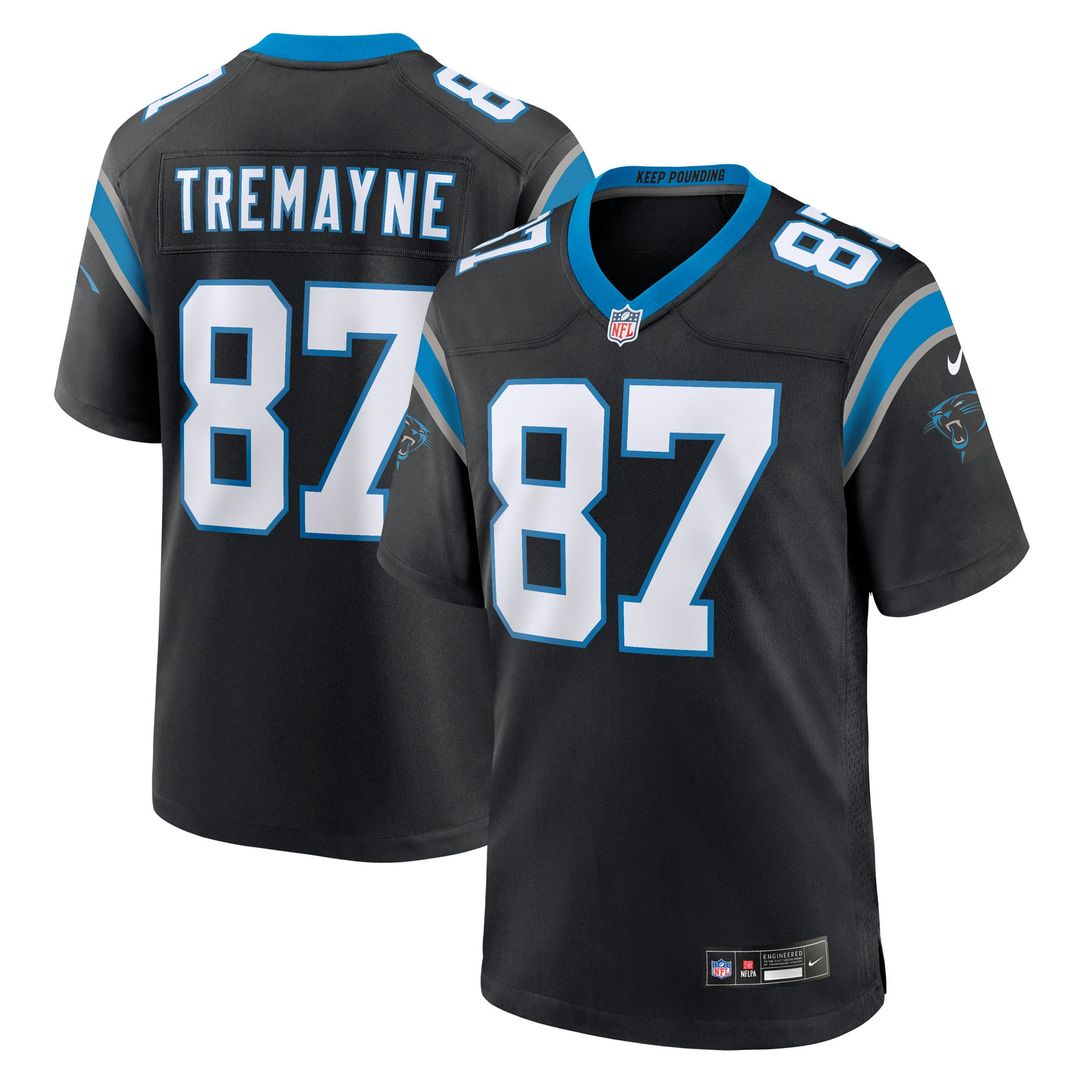 Carolina Panthers Brycen Tremayne Nike Black Game Jersey