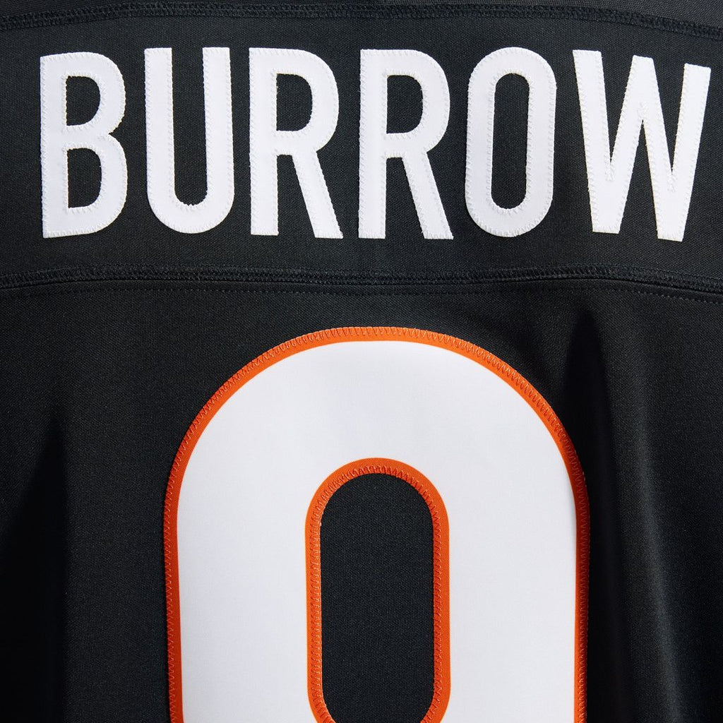 Cincinnati Bengals Joe Burrow Nike Black Team Vapor FUSE Stitched Limited Jersey