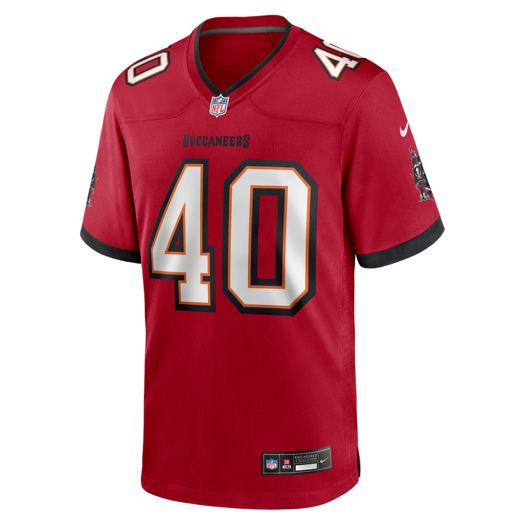 Tampa Bay Buccaneers Mike Alstott Nike Red Retired Game Jersey