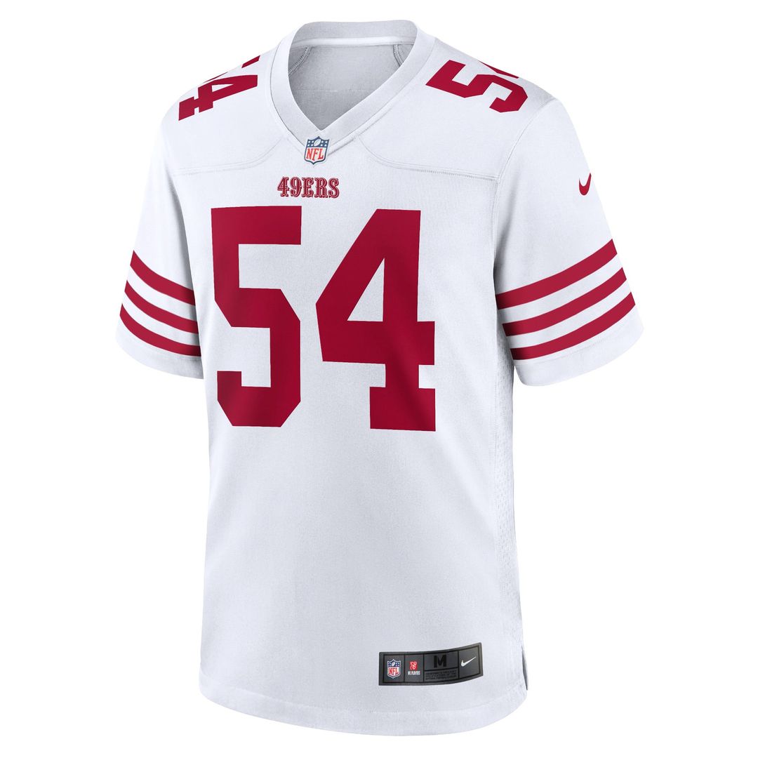 San Francisco 49ers Fred Warner Nike Scarlet Game Jersey