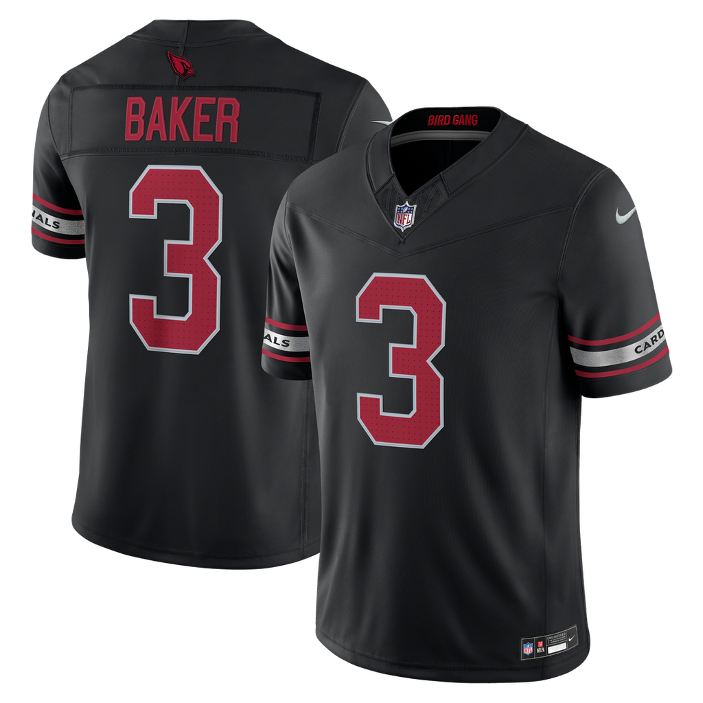 Arizona Cardinals Budda Baker Nike Black Alternate Vapor FUSE Stitched Limited Jersey