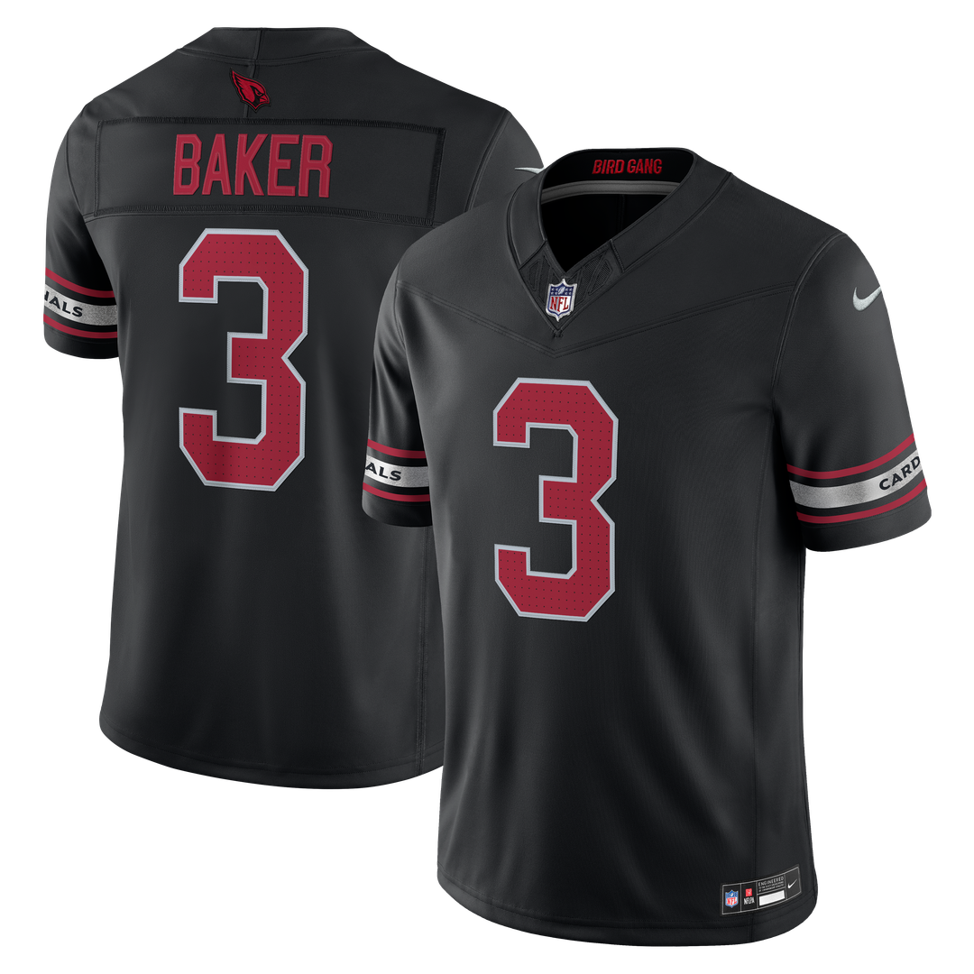 Arizona Cardinals Budda Baker Nike Black Alternate Vapor FUSE Stitched Limited Jersey