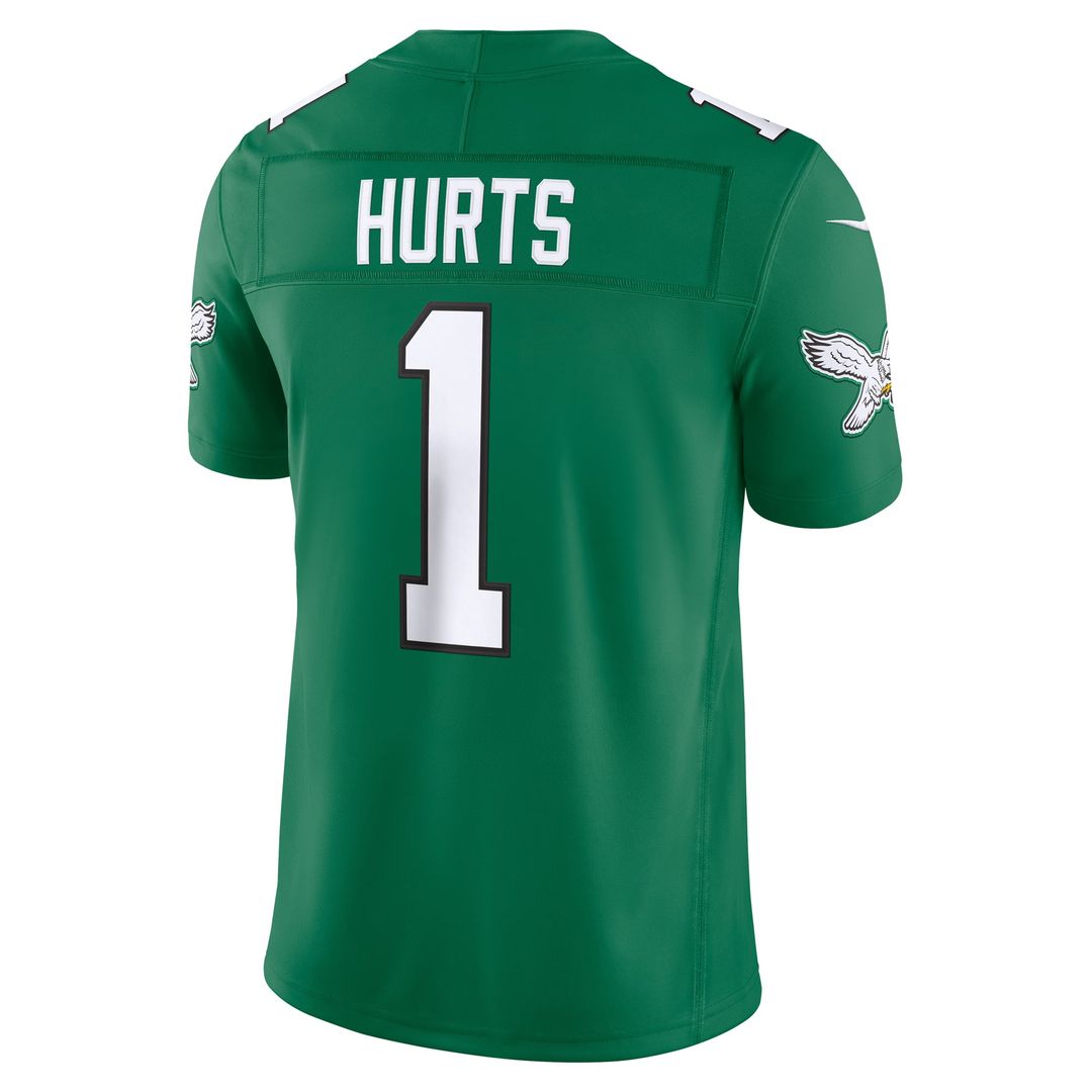 Philadelphia Eagles Jalen Hurts Nike Midnight Green Team Vapor FUSE Stitched Limited Jersey