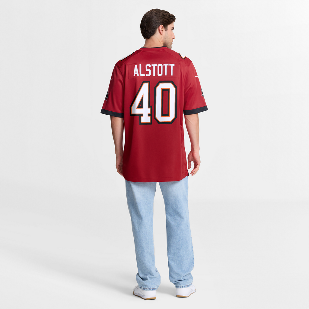 Tampa Bay Buccaneers Mike Alstott Nike Red Retired Game Jersey