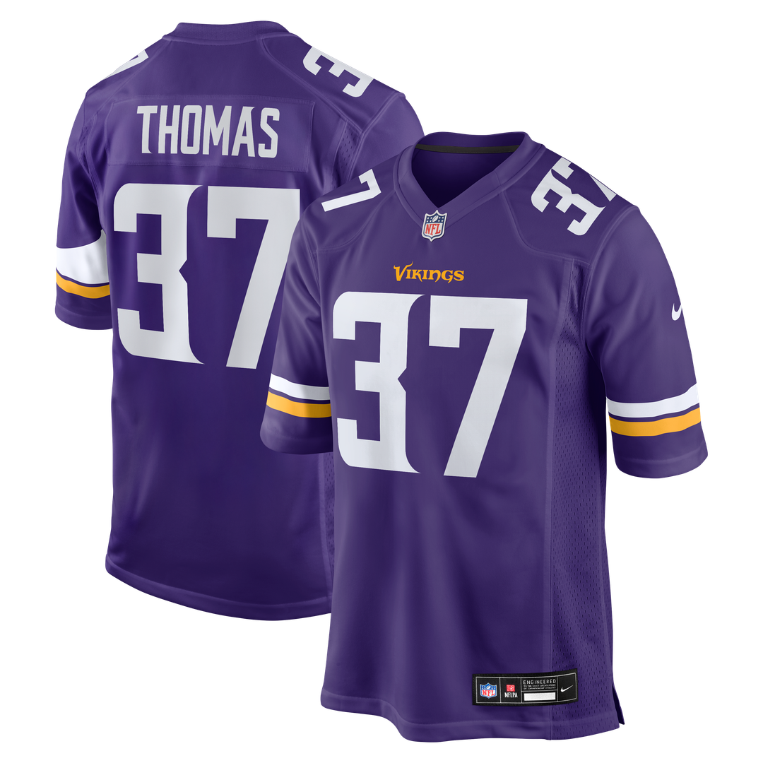 Minnesota Vikings Tavierre Thomas Nike Purple Game Jersey