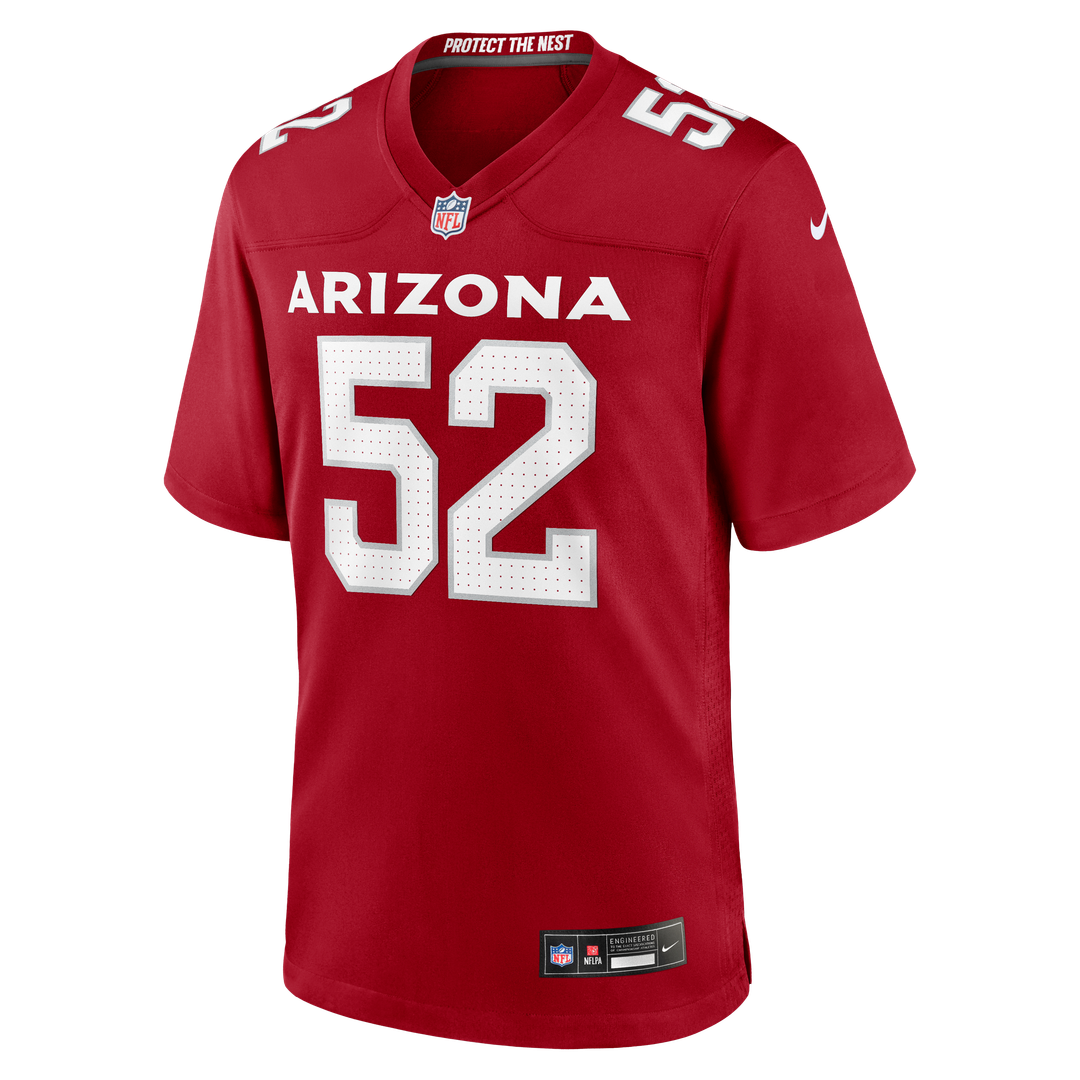 Arizona Cardinals Jordan Burch Nike Cardinal Game Jersey