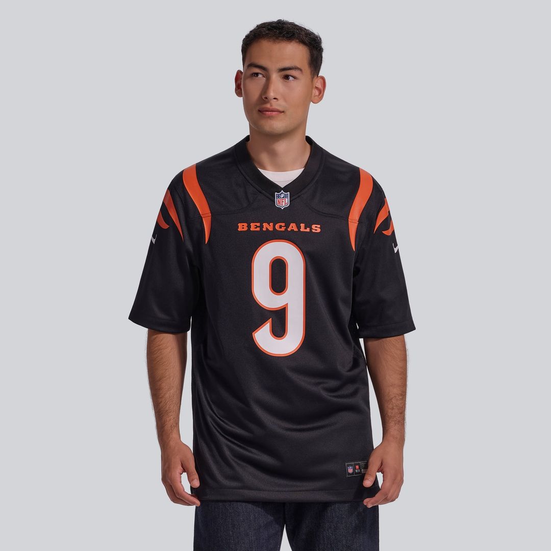 Cincinnati Bengals Joe Burrow Nike Black Game Jersey
