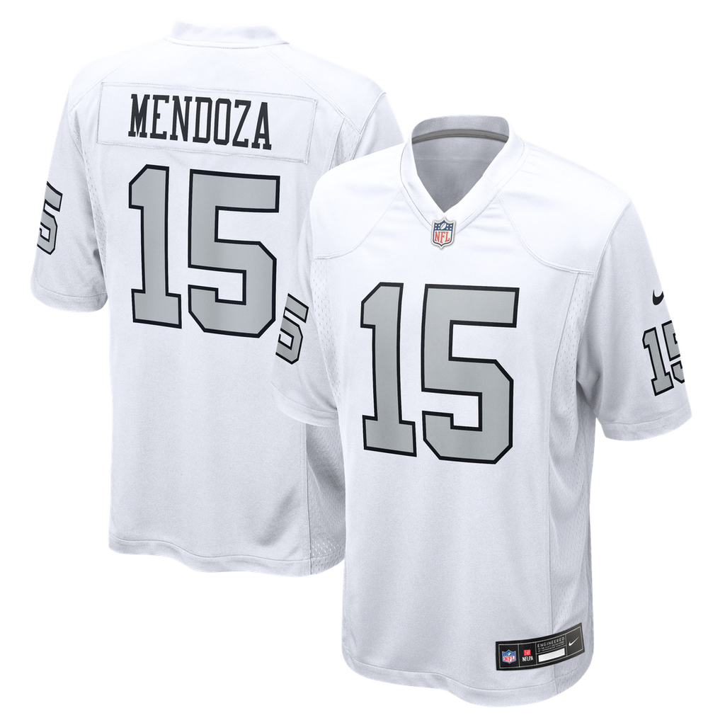 Las Vegas Raiders Fernando Mendoza Nike White Alternate Game Jersey
