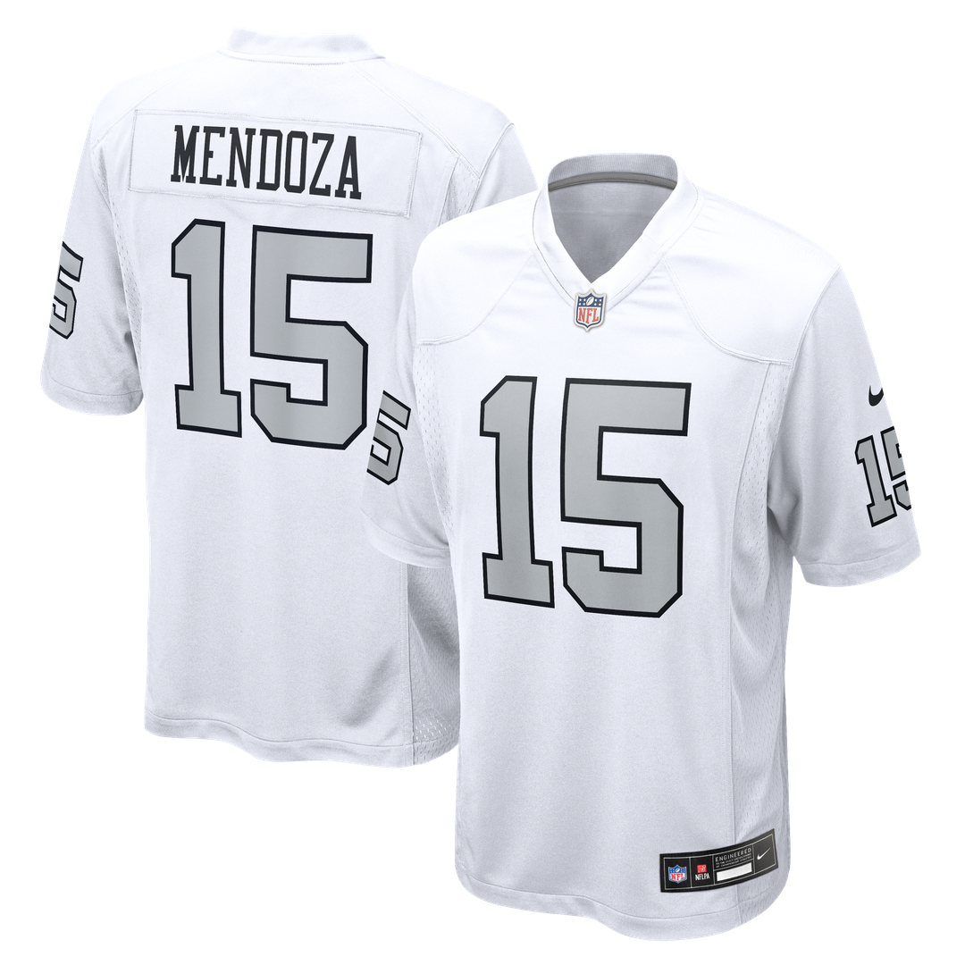 Las Vegas Raiders Fernando Mendoza Nike White Alternate Game Jersey