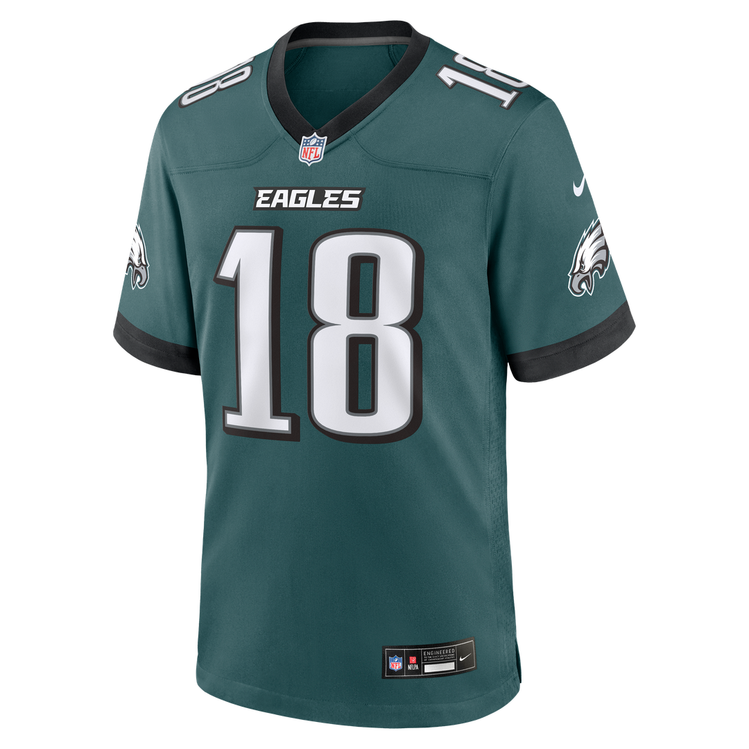 Philadelphia Eagles Britain Covey Nike Midnight Green Game Jersey