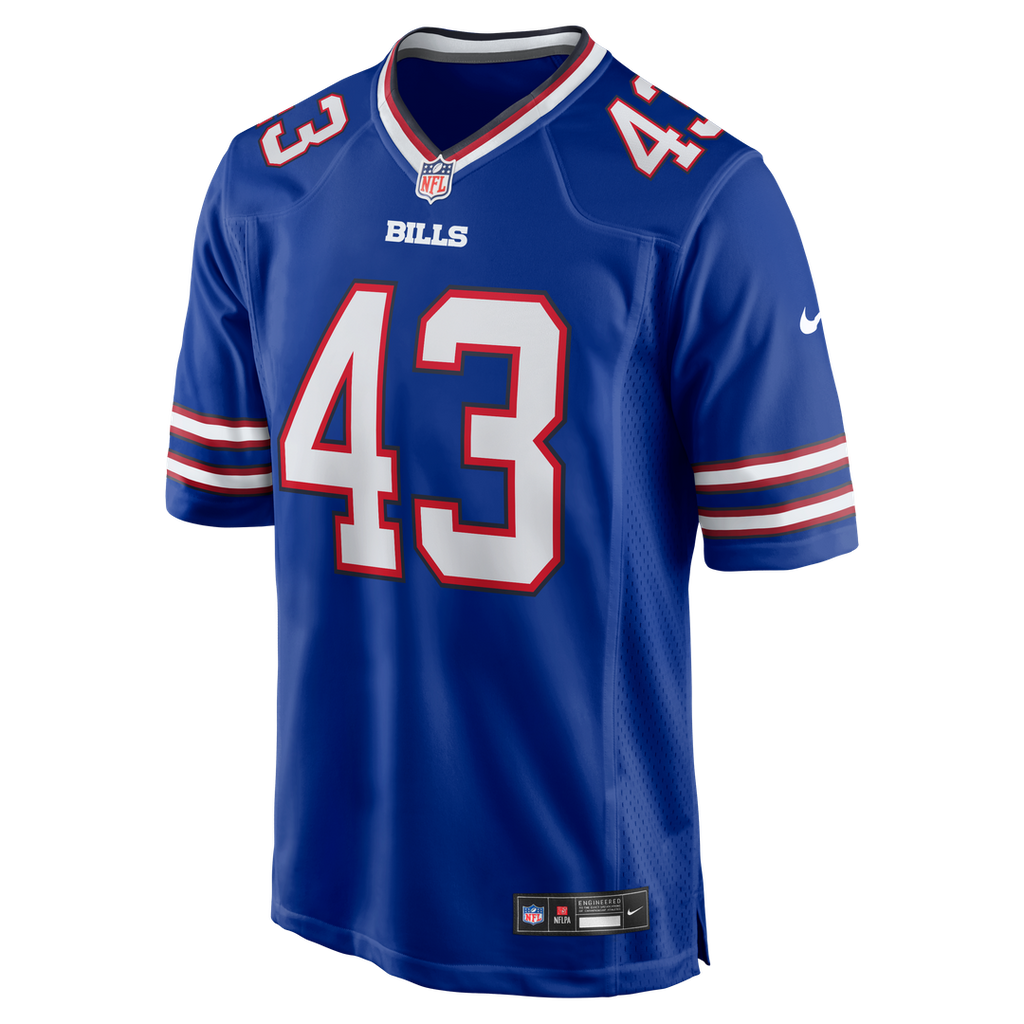 Buffalo Bills Dorian Strong Nike Royal Game Jersey