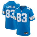 Detroit Lions Tyler Conklin Nike Blue Game Jersey