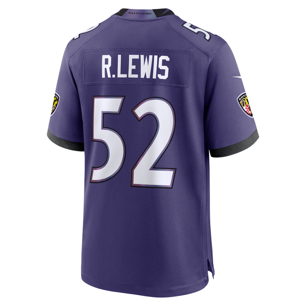 Baltimore Ravens Ray Lewis Nike Purple Team Retired Game Jersey