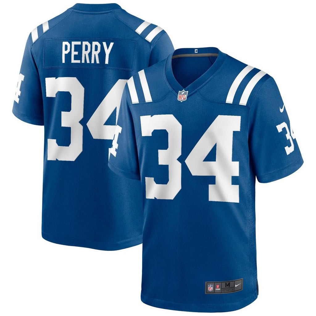Indianapolis Colts Joe Perry Nike Royal Retired Player Game Jersey