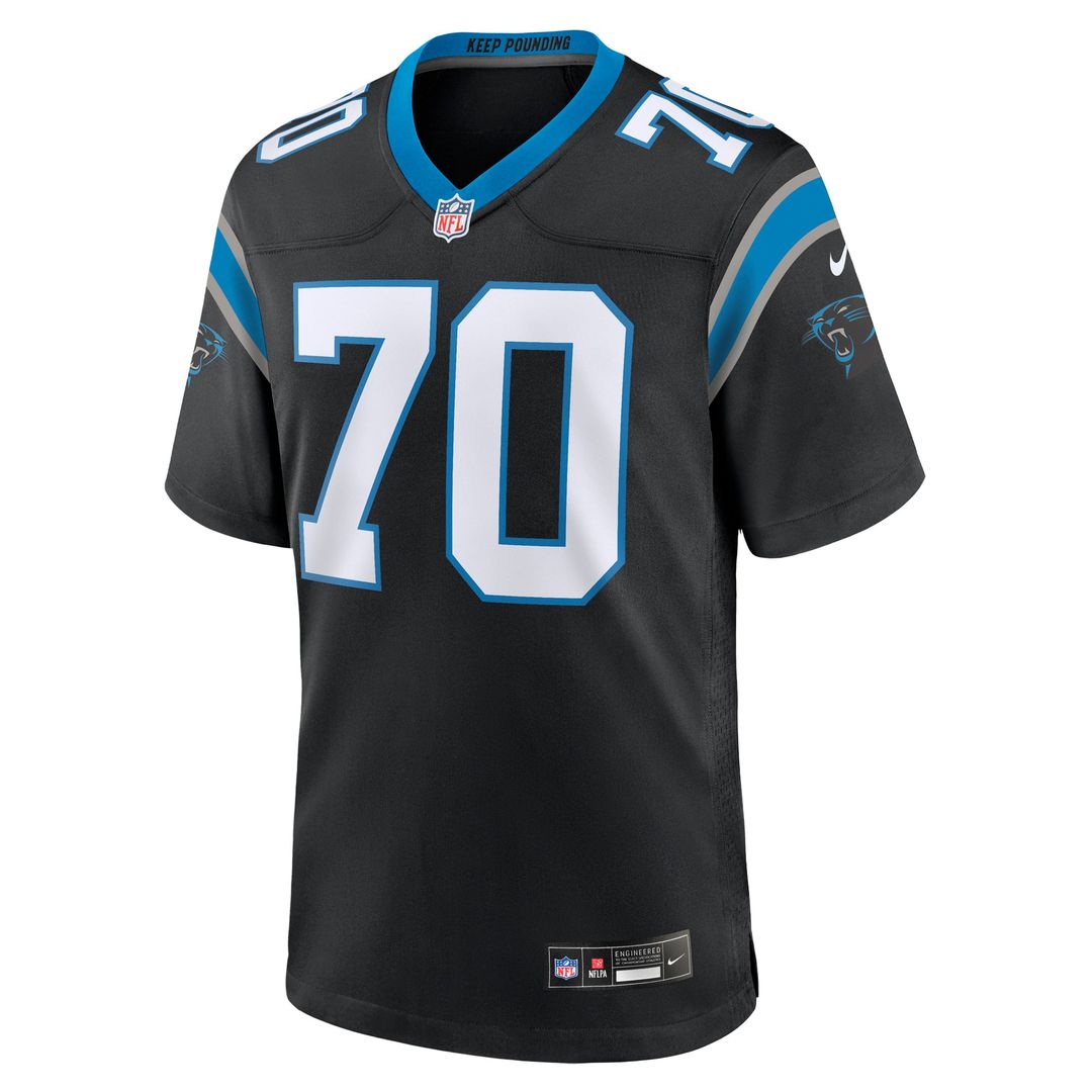 Carolina Panthers Brady Christensen Nike Black Game Jersey