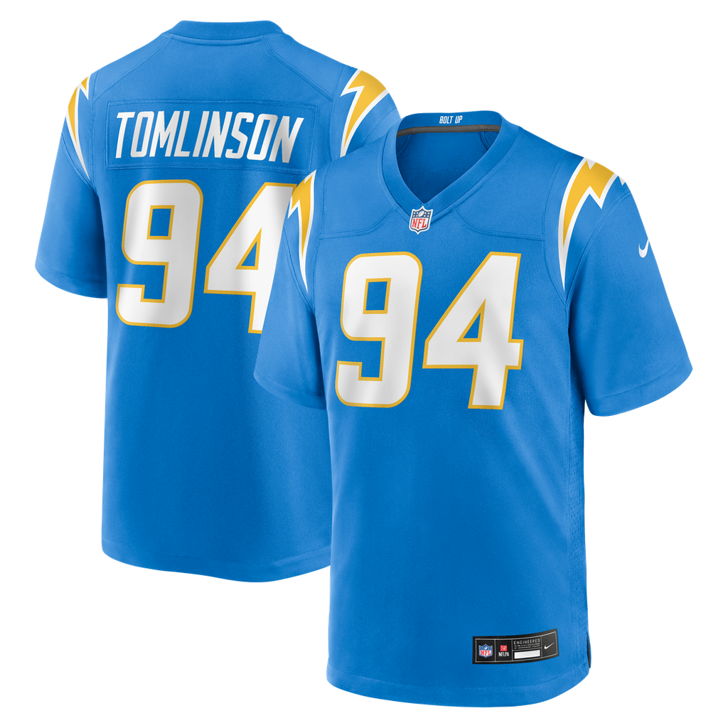 Los Angeles Chargers Dalvin Tomlinson Nike Powder Blue Game Jersey