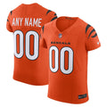 Cincinnati Bengals Nike Orange Alternate Vapor FUSE Elite Custom Jersey