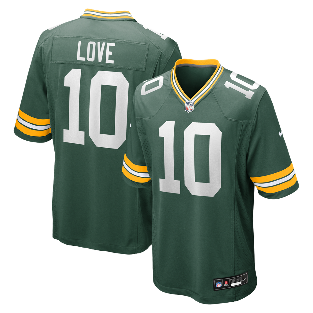 Green Bay Packers Jordan Love Nike Green Game Jersey