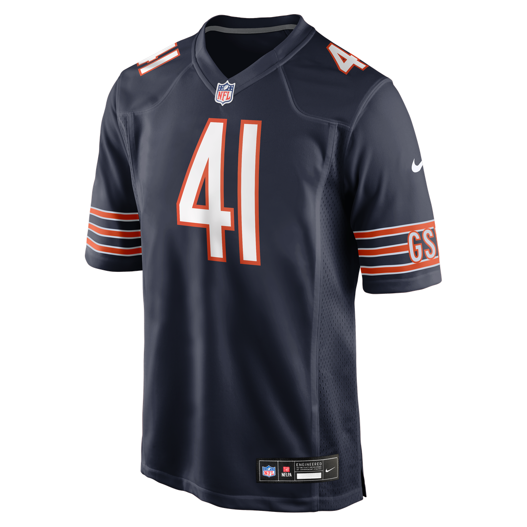 Chicago Bears Brian Piccolo Nike Navy Retired Player Game Jersey
