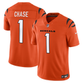 Cincinnati Bengals Ja'Marr Chase Nike Orange Alternate Vapor FUSE Stitched Limited Jersey