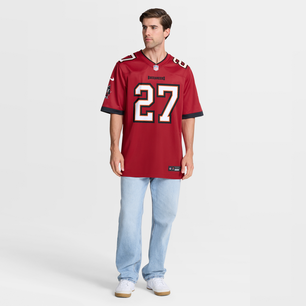 Tampa Bay Buccaneers Zyon McCollum Nike Red Game Jersey