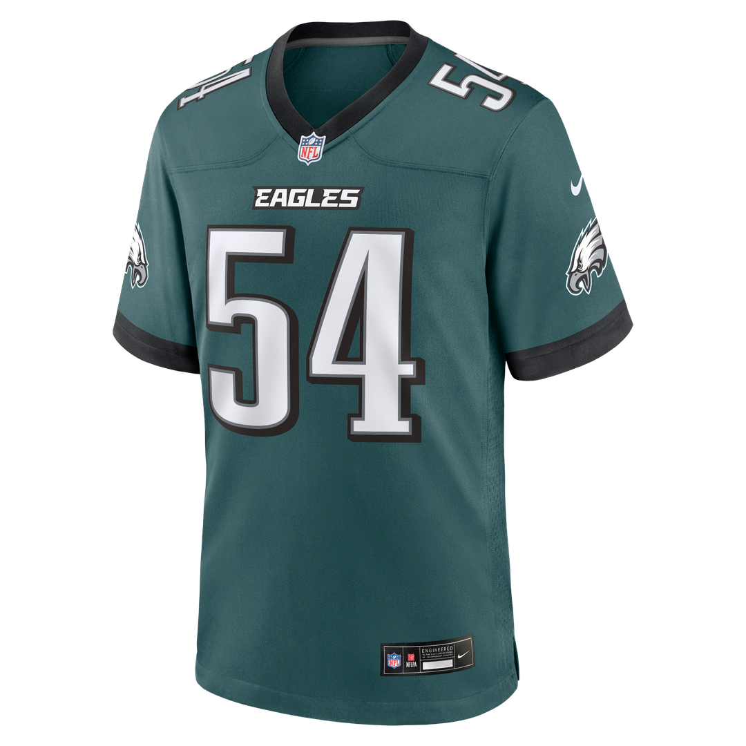 Philadelphia Eagles Jeremiah Trotter Jr. Nike Midnight Green Game Jersey