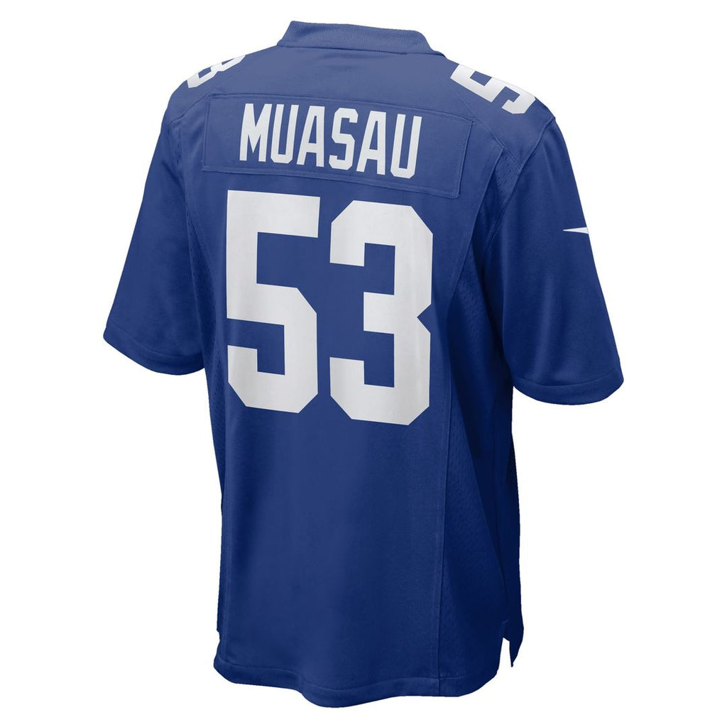 New York Giants Darius Muasau Nike Royal Game Jersey