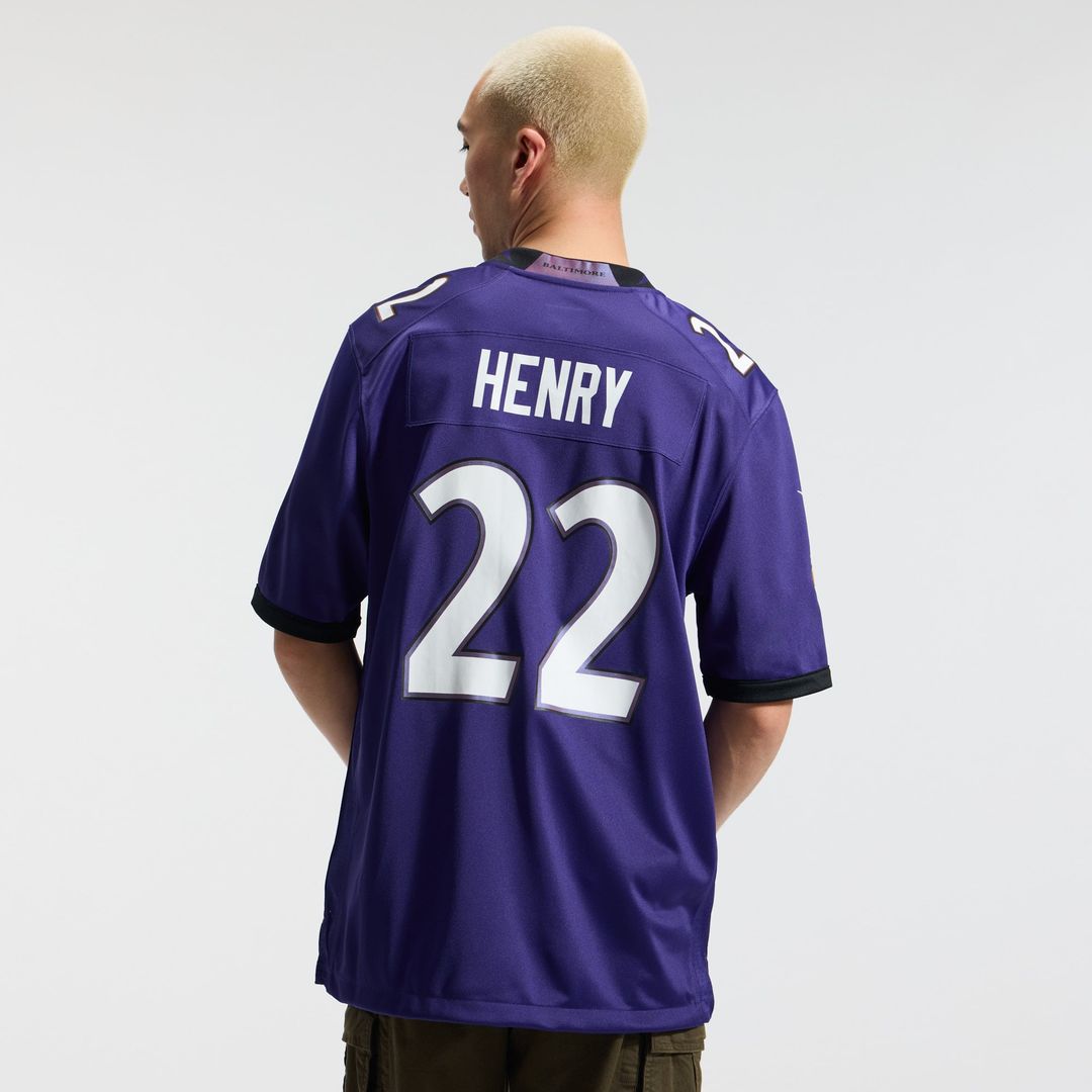 Baltimore Ravens Derrick Henry Nike Purple Game Jersey
