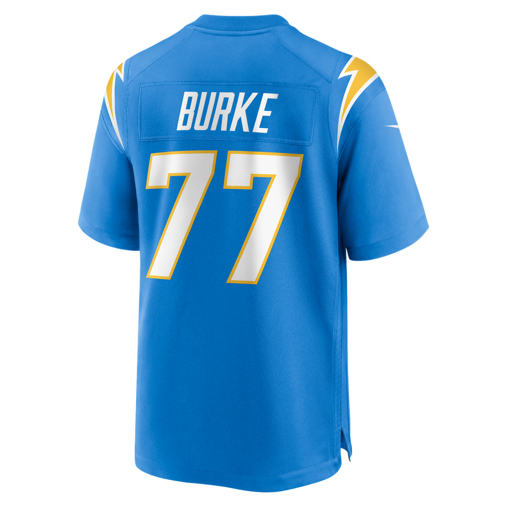 Los Angeles Chargers Travis Burke Nike Powder Blue Game Jersey