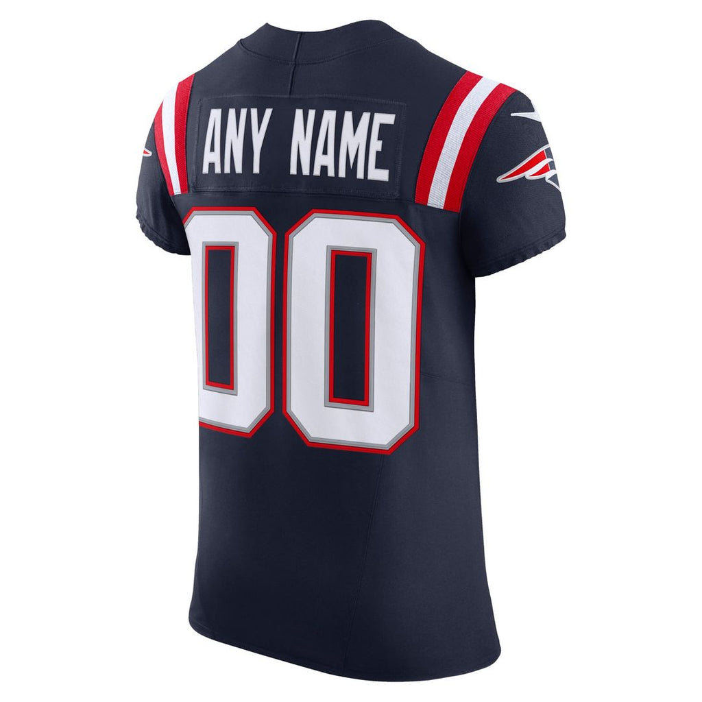New England Patriots Nike Navy Vapor FUSE Elite Custom Jersey