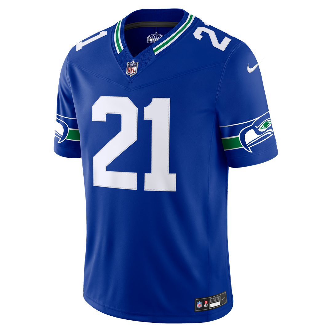 Seattle Seahawks Devon Witherspoon Nike Royal Alternate Vapor FUSE Stitched Limited Jersey
