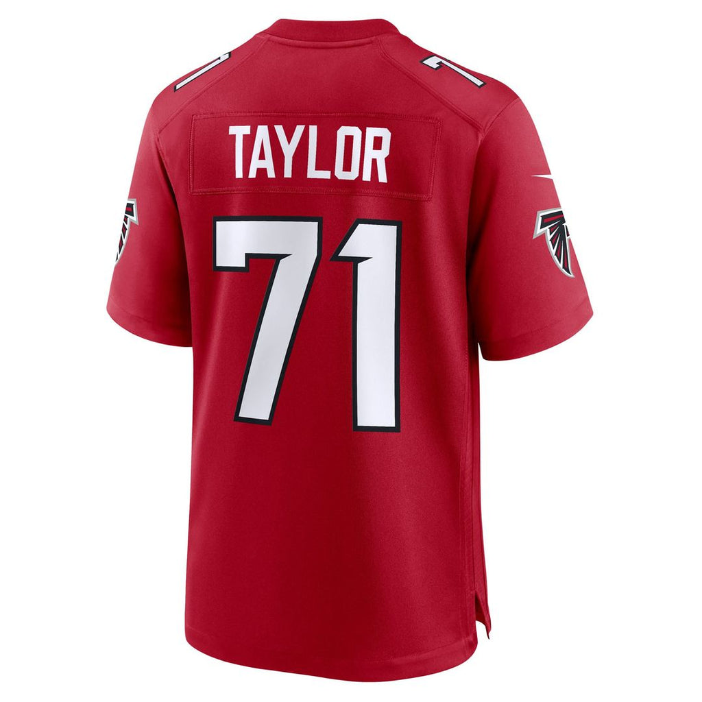 Atlanta Falcons Jawaan Taylor Nike Red Game Jersey